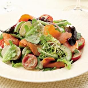Recipe Photo: Smoked Salmon Salad Nicoise