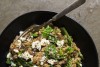Barley “Risotto” With Mushrooms, Kale, and Gorgonzola