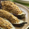 Recipe Photo: Indian-Spiced Stuffed Eggplant