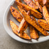 Spicy BBQ Roasted Sweet Potato Wedges