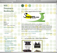 Will's Blog Bookmarks