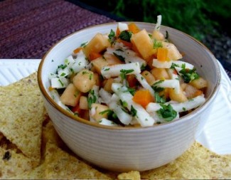 Cantaloupe Salsa Cantaloupe Salsa