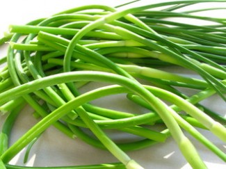 Recipe Photo: Garlic Scape and Almond Pesto