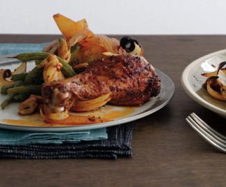 Paprika Roast Chicken with Sweet Onion Recipe Photo: Paprika Roast Chicken with Sweet Onion