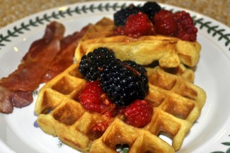 Sour Cream Belgian Waffles Sour Cream Belgian Waffles