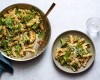 Blistered Broccoli Pasta With Walnuts, Pecorino and Mint