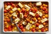 Sheet-Pan Feta With Chickpeas and Tomatoes