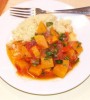 Recipe Photo: Fall Squash with Peppers and Couscous